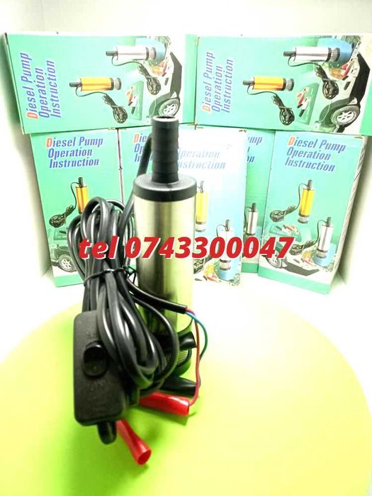 Pompa Submersibila La 12v Ptr Motorina Apa Ulei 12litriminut Din In