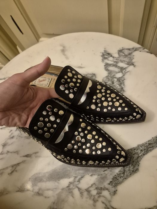 Saboti piele cu tinte (cowboy) Sonora