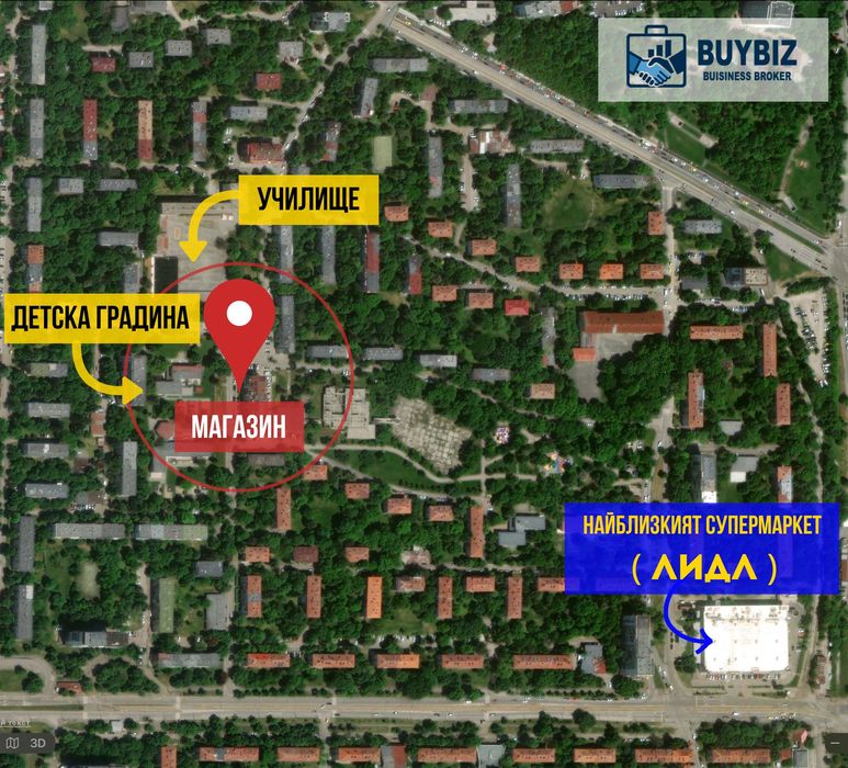 Продава се Магазин в София, Западен парк - 50 кв.м за 643 €/кв.м - Снимка #1