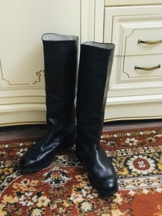 Хромовые сапоги СССР 80х