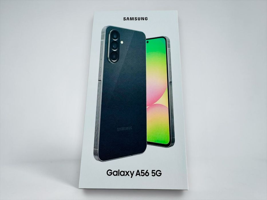 Samsung Galaxy A56 5G 128GB 8RAM Graphite НЕРАЗПЕЧАТАН! 2г. Гаранция!