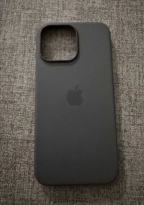 Husa/Carcasa Apple Silicon Magsafe pentru Iphone 16 pro max - GRI !