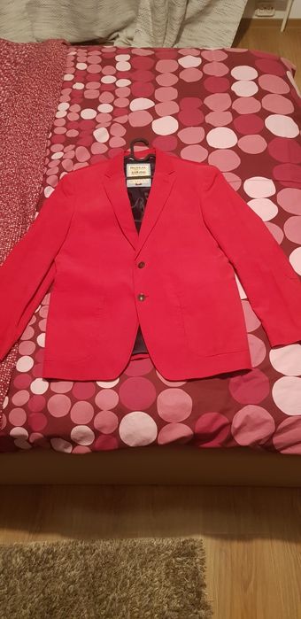 sacou barbatesc rosu 54