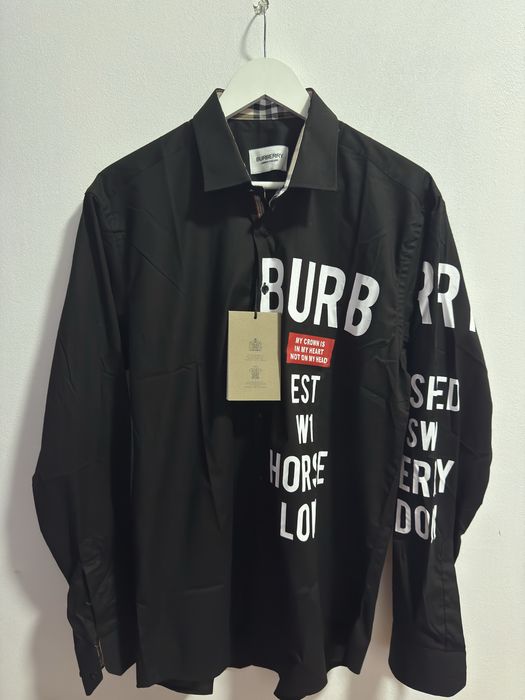 Camasa Burberry negru premium