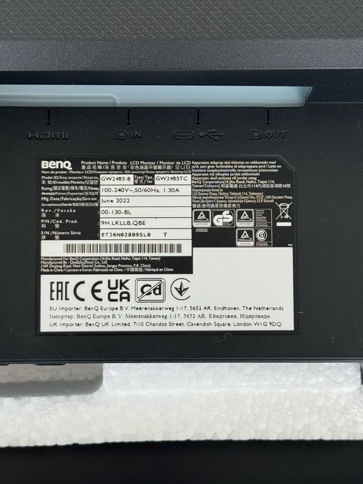 Монитор BenQ GW2485TC