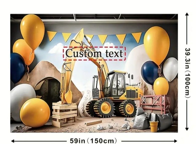 Цифра 4 със стойка + платно за фон