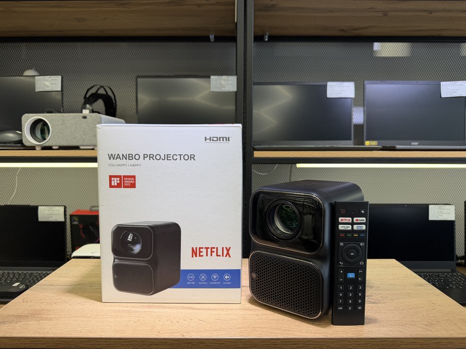 Проектор Wanbo TT, LCD, 1920x1080, Wi-Fi, Bluetooth, 1677/A10