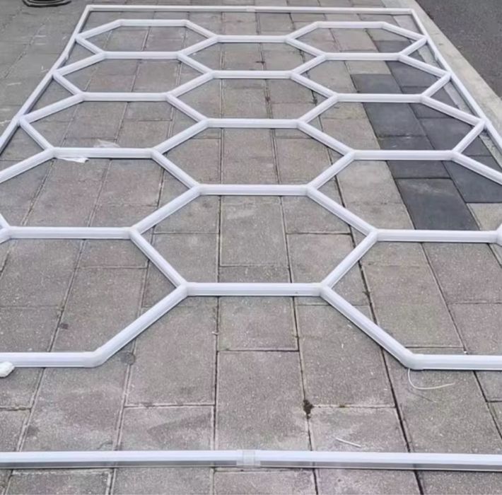 Lumini honey comb Led 14 hexagone luminoase