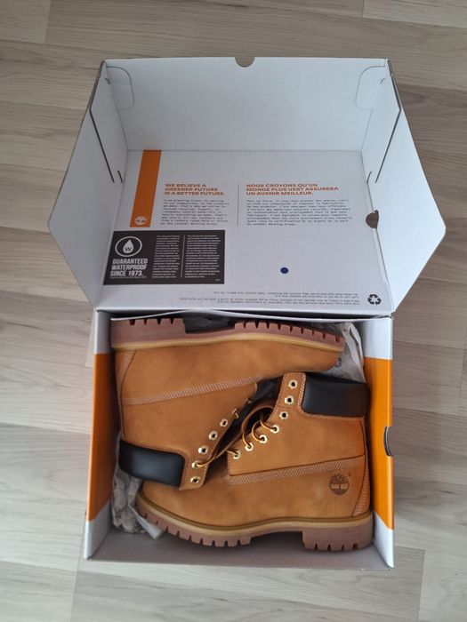 Timberland Wheat Premium 6 inch Waterproof 44