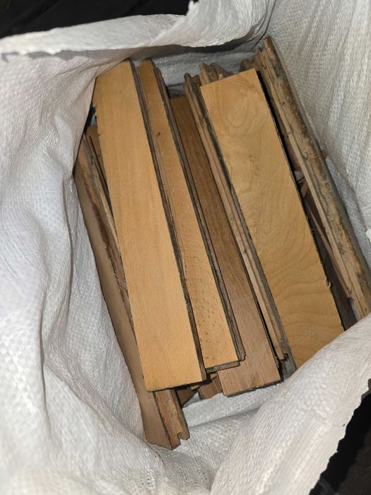 Буков паркет - за горене/разпалки