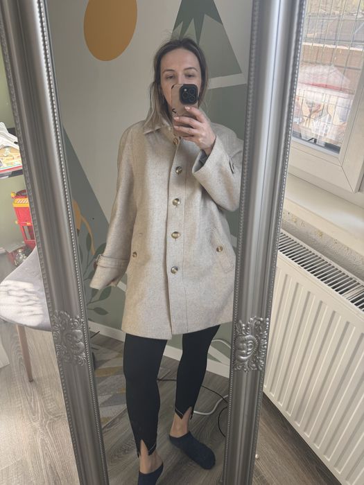 Palton din lana de primavara