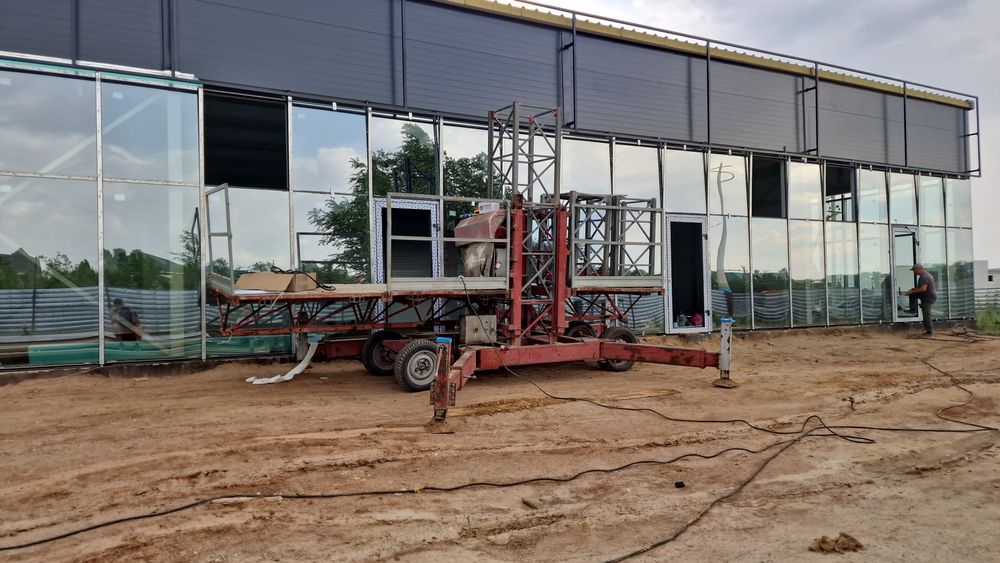 Витражи алюминиевые