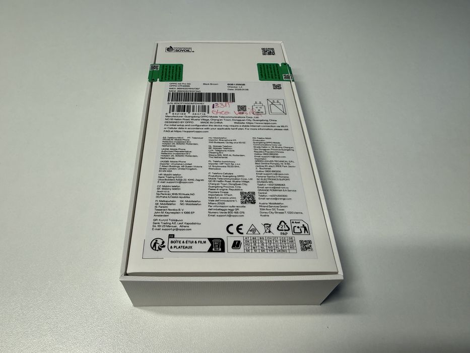 OPPO A5 Pro OPPO A6 Pro 5G  256GB 8G. Ram