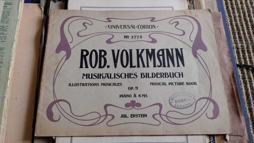 Set partituri muzicale vechi