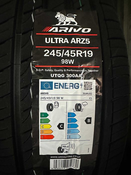 Нови Летни Гуми Arivo Ultra Arz5 245/45R19 98W Нов Dot