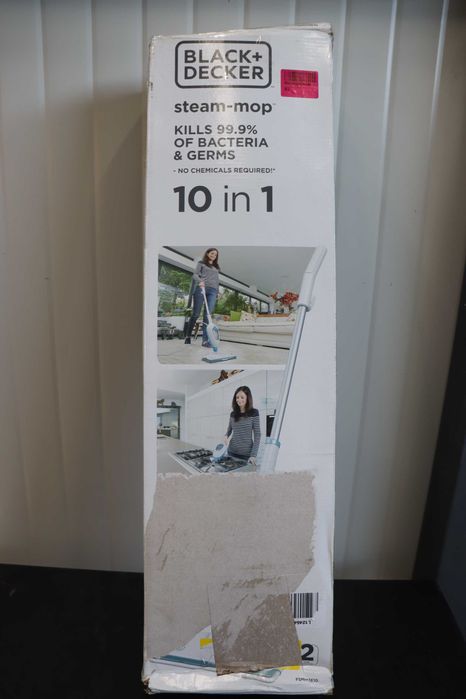 Парочистачка Black Decker  1300W Бяла, лек дефект на дръжката