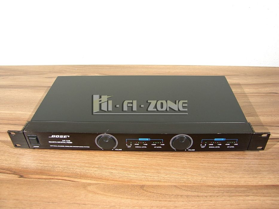 Bose AK-339 VHF Dual Channel Wireless Microphone System W/Case