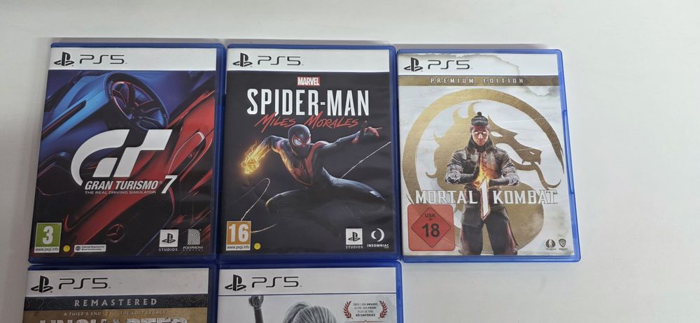 5 Игри за Playstation 5 / PS5 - 5 Броя Дискове Пакетна Цена