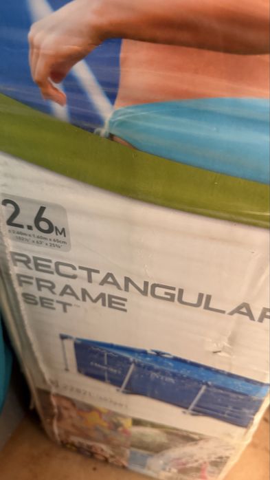 бассейн каркасный 2,6м б/у