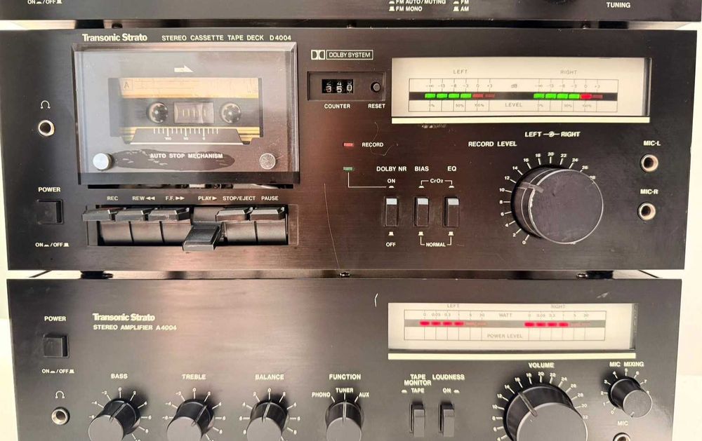 Transonic Strato amplificator stereo statie amplificare linie audio 4004 Deck, Tuner Amplificator Made in Japan
