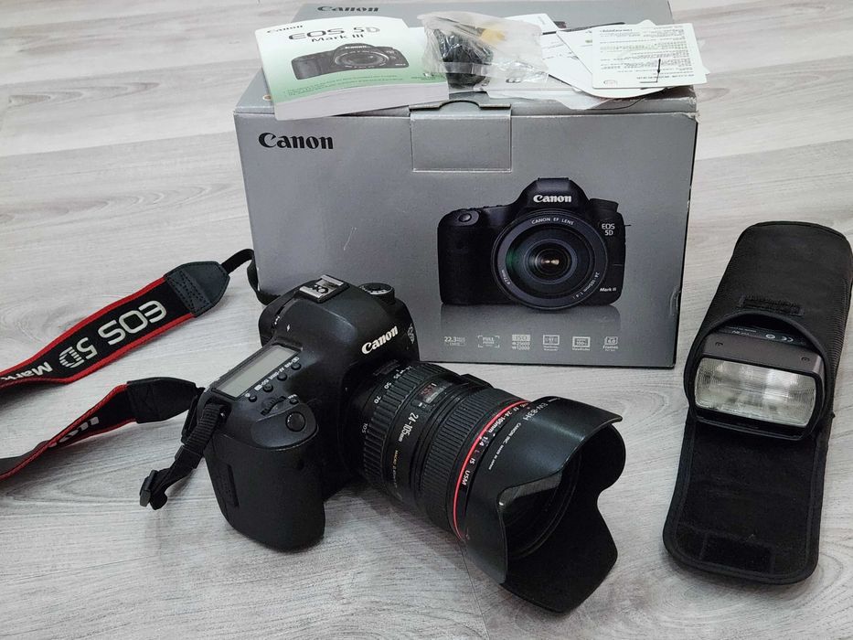 Фотоаппарат Canon EOS 5D Mark 3 , L- 24-105 объектив.