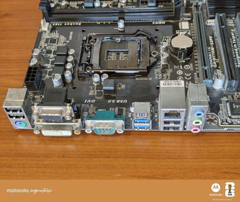 Gigabyte H110m s2pv  сокет 1151.