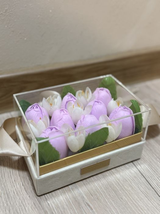 Уникални сапунени букети – ръчна изработка и стилна аранжировка