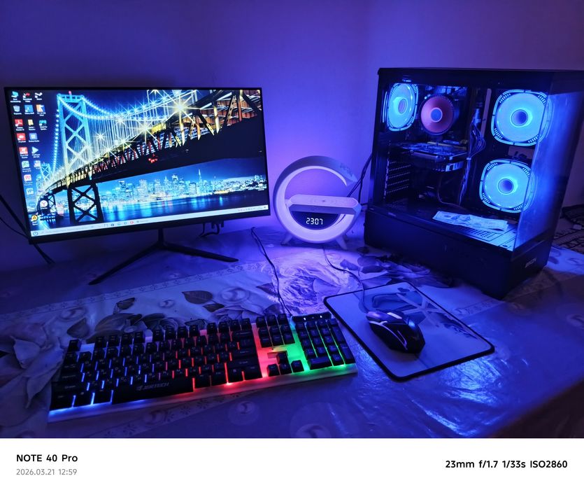 Protsessor + Monitor + Klaviatura + Sichqoncha + Smart Light