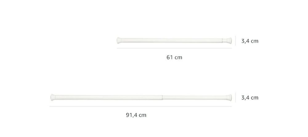 Bara extensibila draperie
