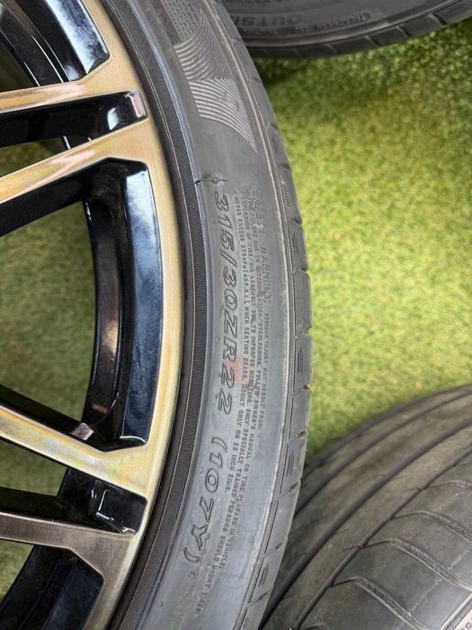 Set jante + cauciucuri BMW X5M F95 X6M F96 R21 fata R22 spate DOT 2025