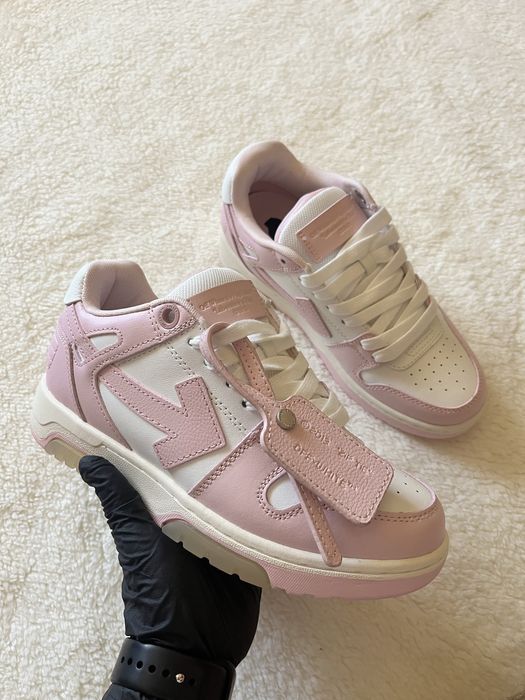 Adidași Off White out of office roz marimea 38