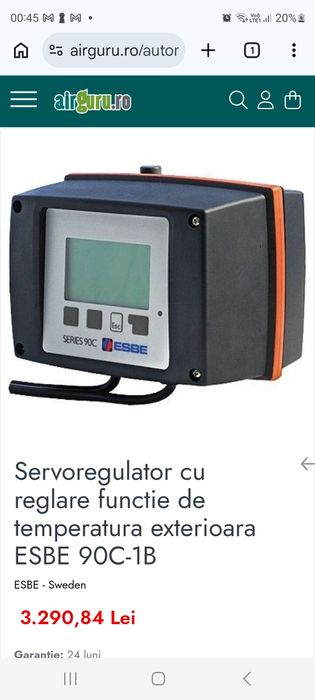 Automatizare centrala Esbe 90c