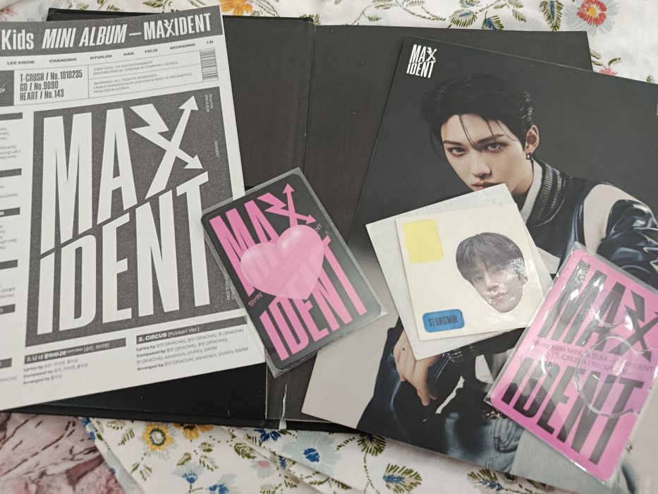 Альбом stray kids max ident в идеале