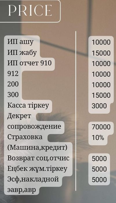 Арест шешу, график қою, Ип отчеттары,(толықтай 910,200,300,270,920,)