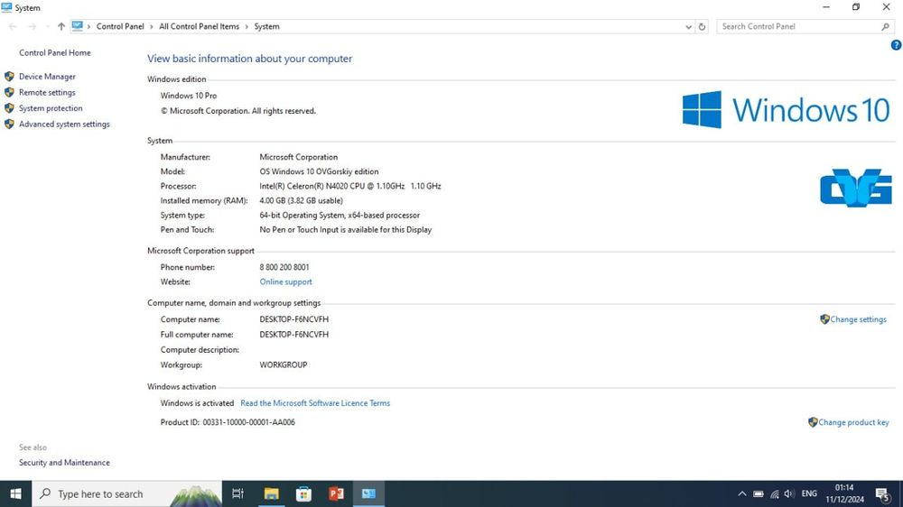 HP Intel(R) Celeron(R) Noutbook