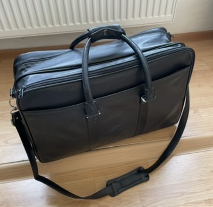 Geanta voiaj/transport/travel bag din piele naturala Qsv