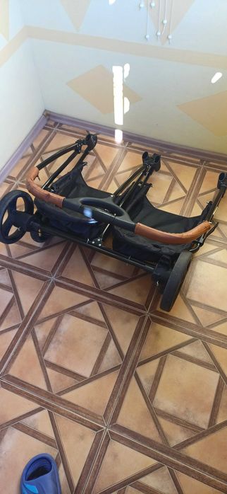 Количка за близнаци 2 в 1 Baby Giggle - Duet Practik+ подарък бънджи