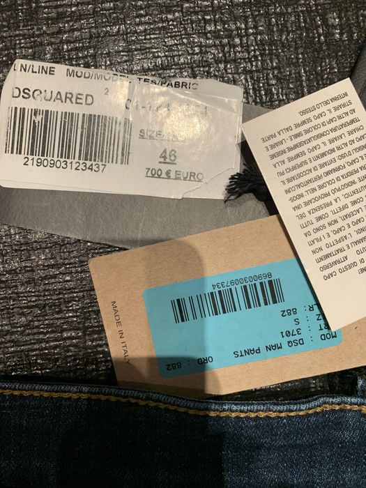 Дънки jeans denim DSQUARED2 €700,€599