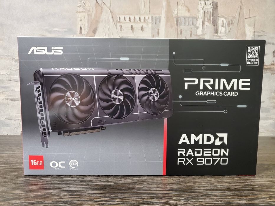Asus AMD Radeon RX 9070 PRIME OC 16 GB GDDR6 256bit, sigilata