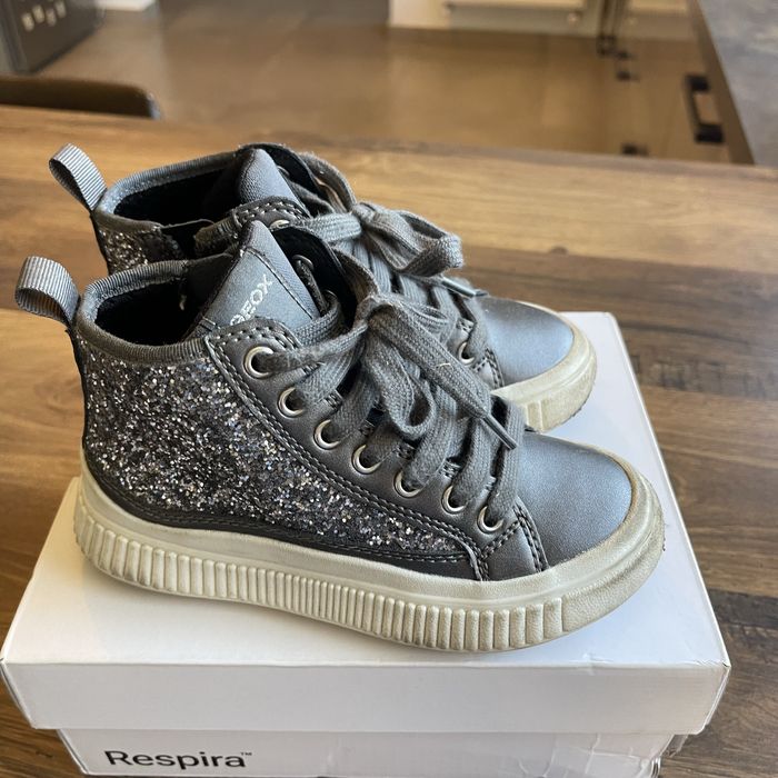 Sneakers Geox argintii marimea 28