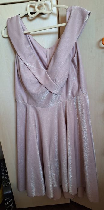 Rochie roz sclipici Fervente