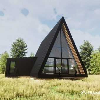 Realizam Case, Cabane stil A-Frame,