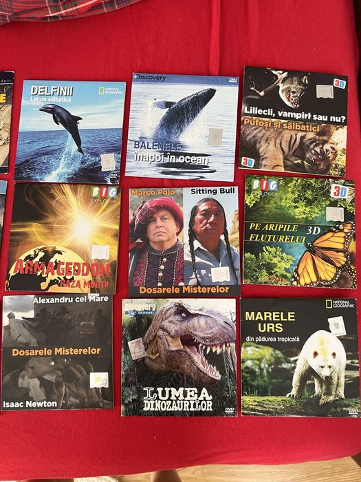 15 cd-uri educaționale cu documentare Terra/BioPlanet/BigExplorer