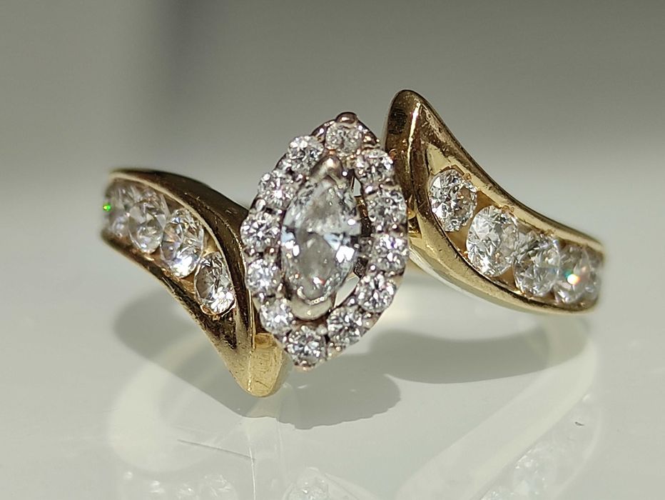 Inel 14k diamante naturale 1.02ct Black Friday!