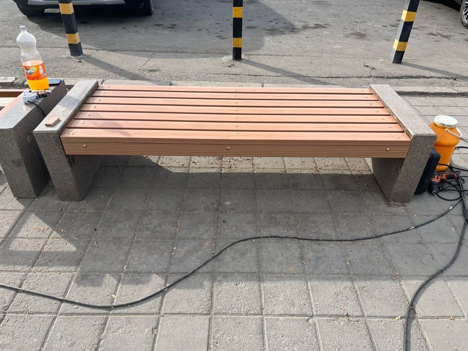 Брус ДПК, лавочный брус полнотелый