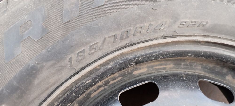 Диски на toyota r14 с резиной