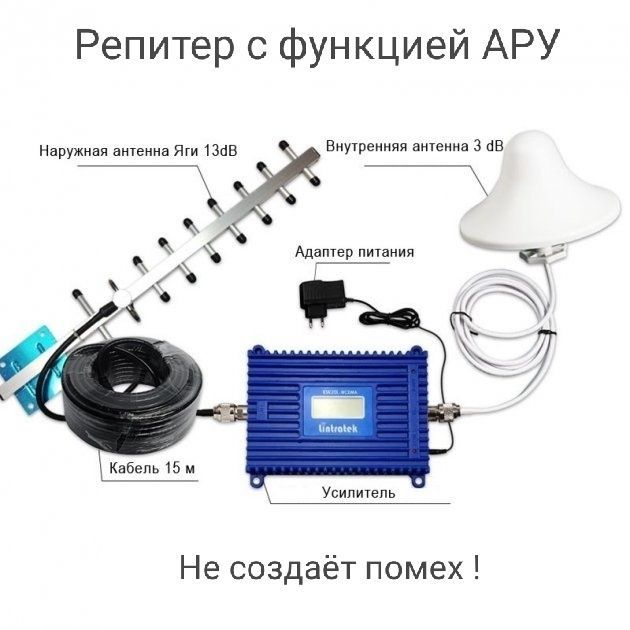 Gsm/2G/3G/4G LTE  Репитер Усилитель мобильного сигнала