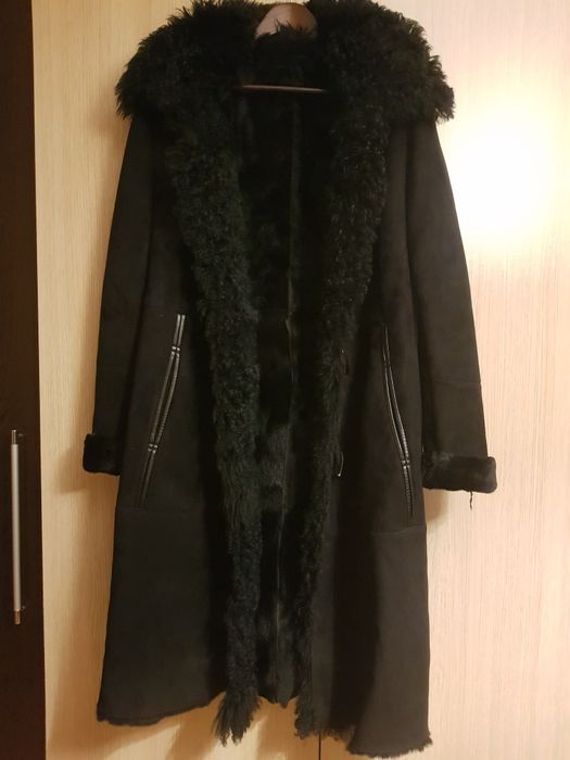 Луксозно кожено палто