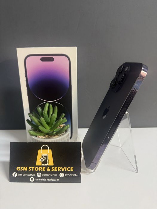 Iphone 14 Pro 256Gb Deep Purpule Bat 100% Garantie Gsm Store&Service