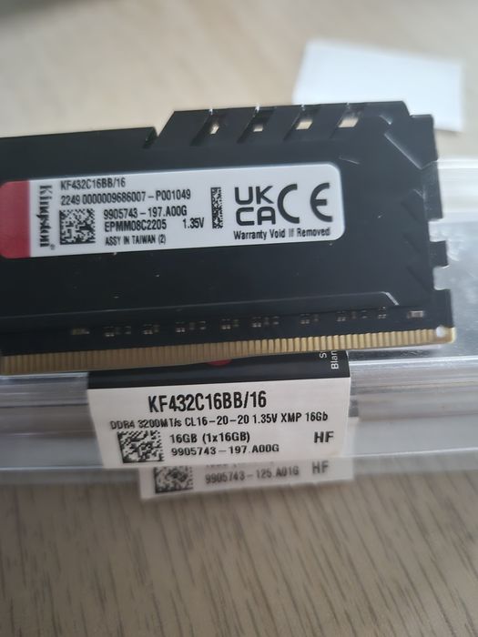 Kingston Fury 2x 16GB DDR4 3200Mhz